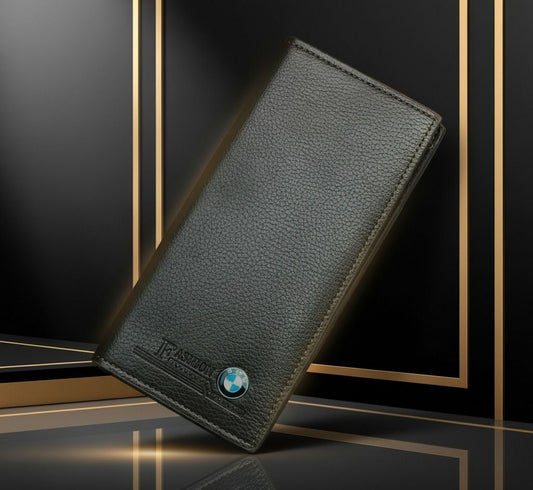 BMW Edition Menβs Wallet β Premium PU Leather